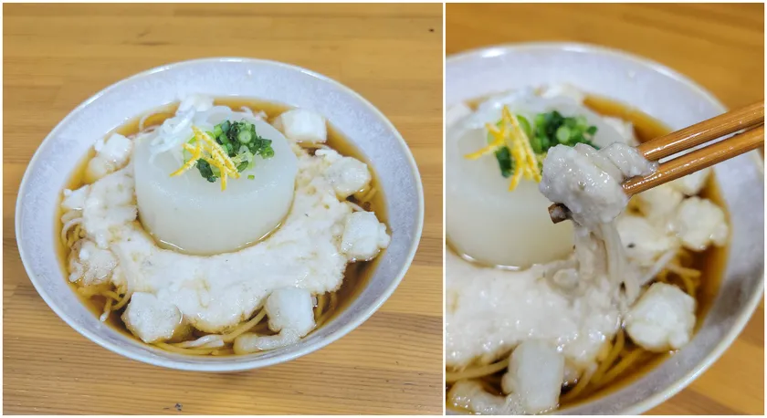 力もち!自然薯おでん大根そば