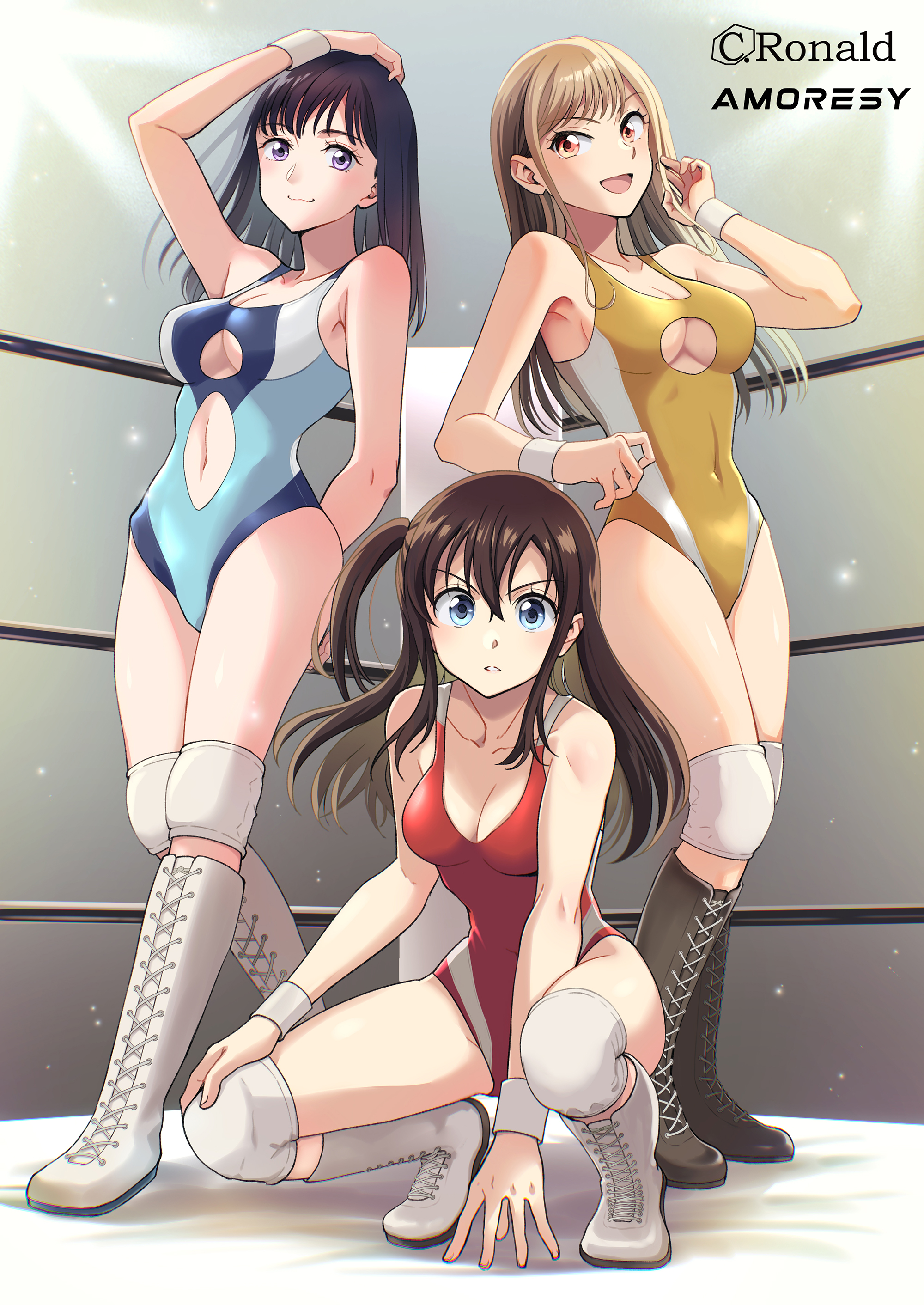 強さと輝きを纏う、CatfightRonaldとAMORESYの新型競泳水着が登場