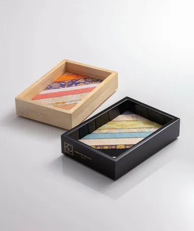 木目込みトレイの製作体験(イメージ)