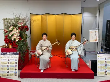 長唄の演奏(昨年の様子)