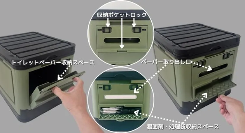 付属品内部収納式