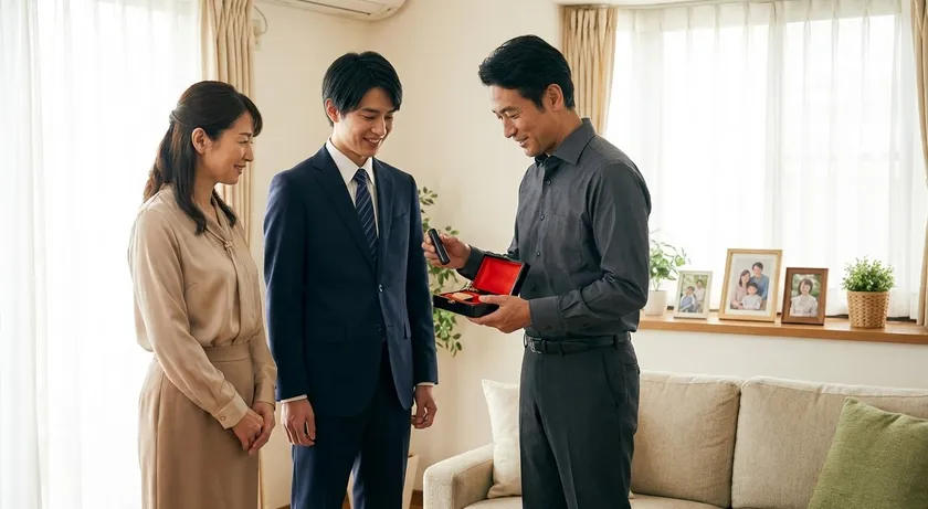 両親からのプレゼント