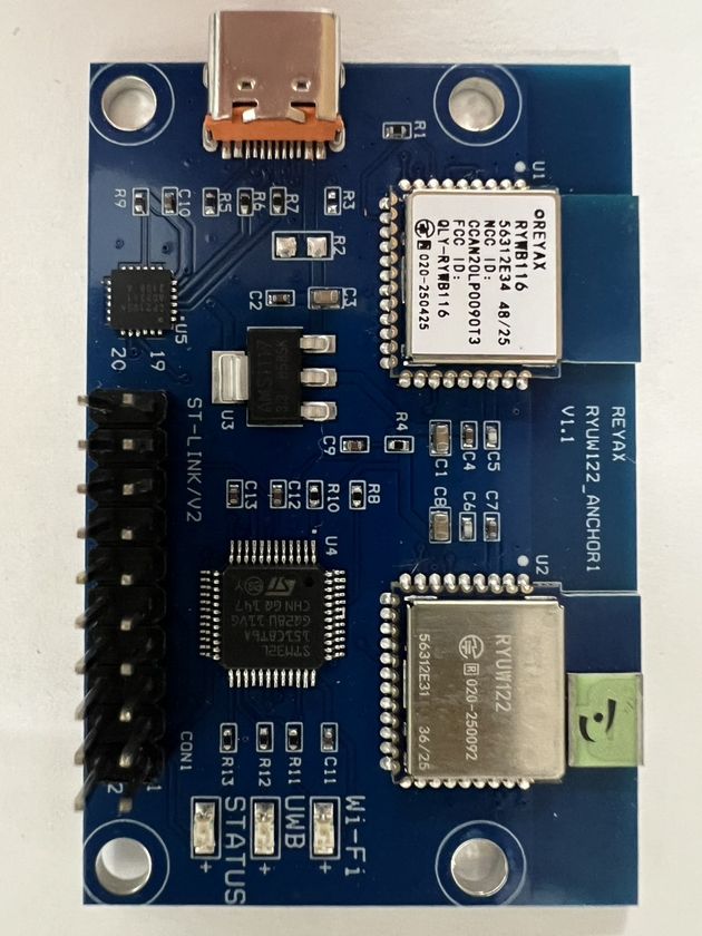 10cm精度の高精度測位を即座に実現する
REYAX製UWB開発キット「RYUW122_DK」の輸入販売を開始