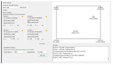 位置検出GUIソフトウェア