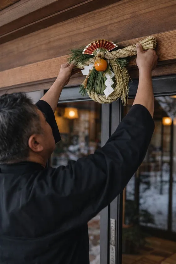 正月飾りつけのイメージ