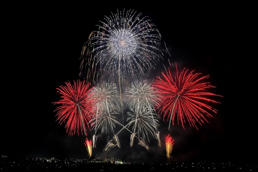 台船からの花火