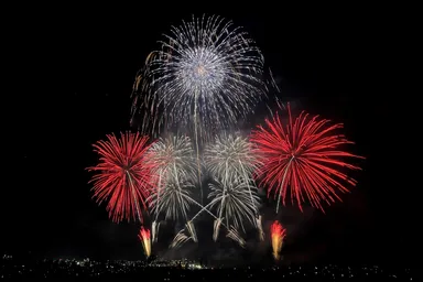 台船からの花火