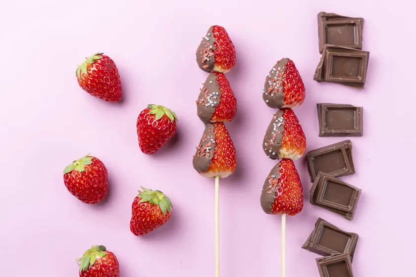 いちごチョコ串