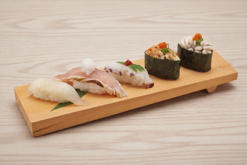 回転寿司力丸　1日20皿限定の匠の一皿を含め、
北海道の旨いもんを集めた『北海寿司まつり』を
1月9日(金)から開始