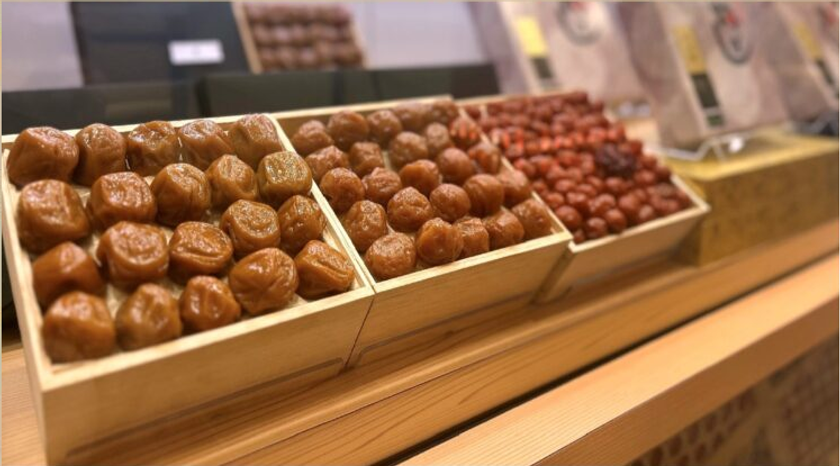 梅干し店頭販売