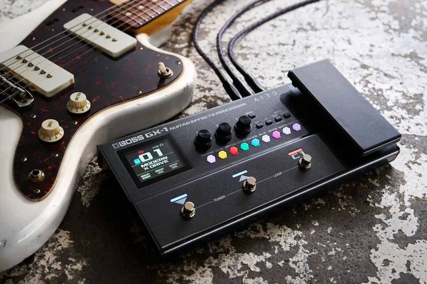 『GX-1』ギターでの使用イメージ