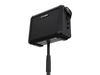 『CUBE Street MINI』 マイク・スタンドへの装着イメージ