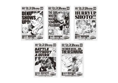 タブロイド風ステッカー(全5種)(C)堀越耕平／集英社