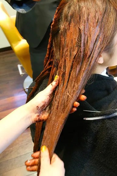 チョコレートトリートメント塗布