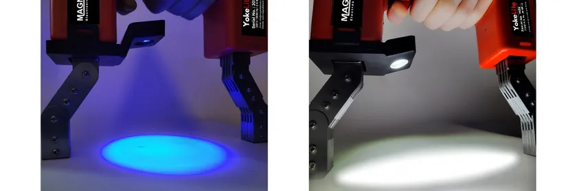 軽量&電源不要のUV/白色ライト