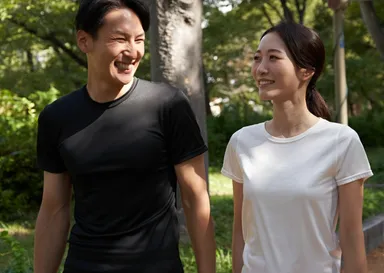 男女モデル着用画像