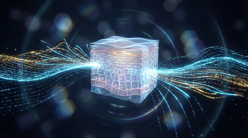 肌の深層を可視化する