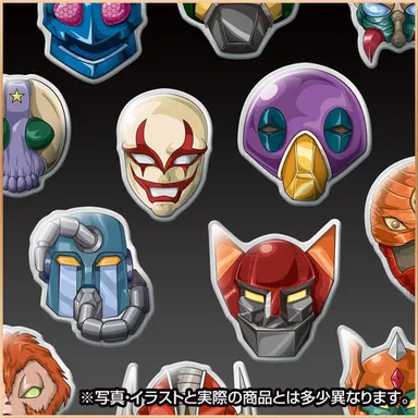 ネプチューンマン覆面狩りコレクションピンズ(3)