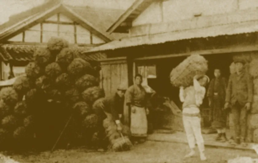 1909(明治42)年頃の吉崎酒造