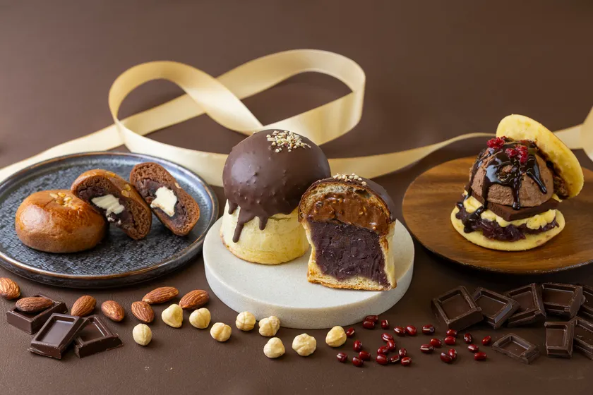 “なめらかに薫り、チョコとろける”がテーマの、チョコが贅沢に薫る3つの限定商品