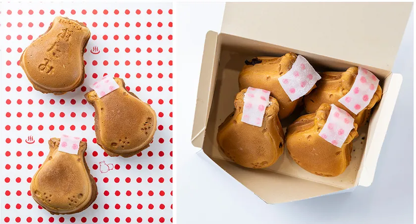 左:湯あがりかばさん焼き 380円、右:かば焼きセット 1,620円