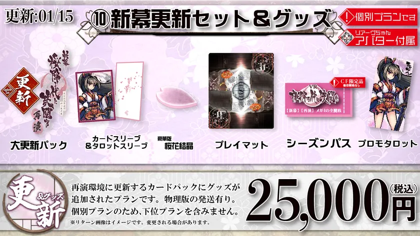 10:新幕更新セット&グッズ