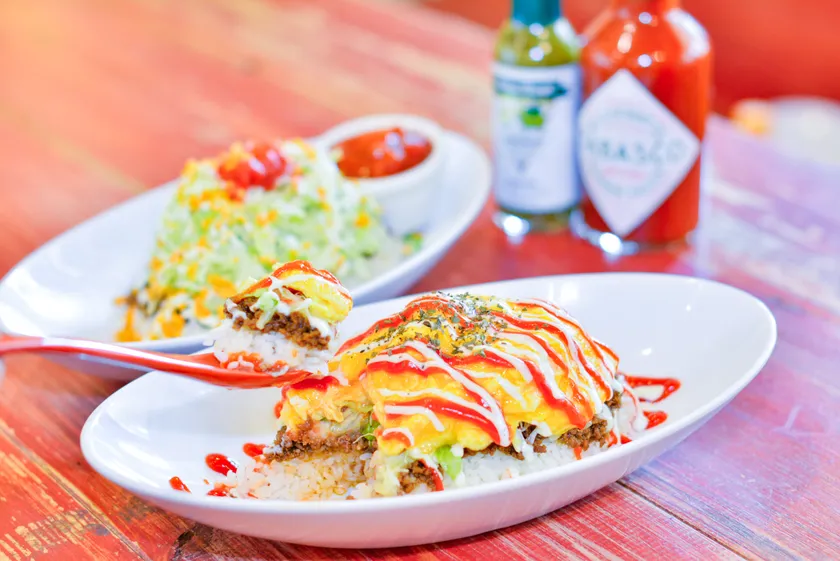 オムタコ&タコライス