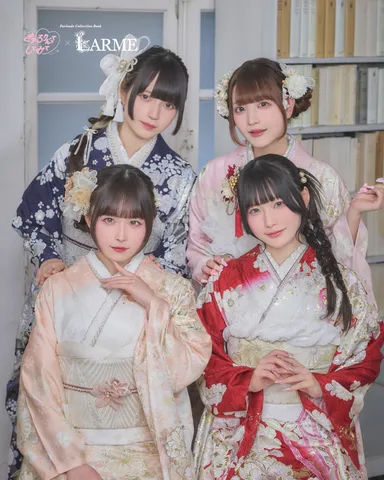 ラインナップには大人っぽい古典柄の振袖も