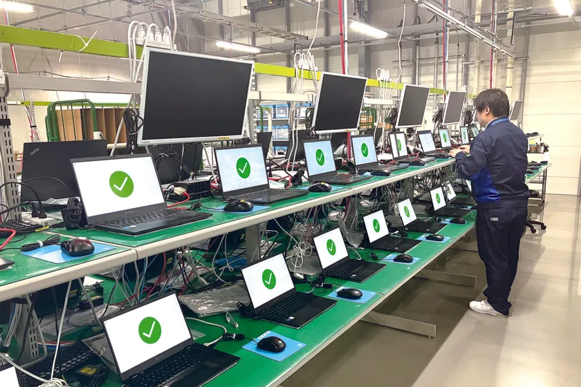 PCのデータ消去作業