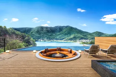 奥河口湖 景雅からの眺望