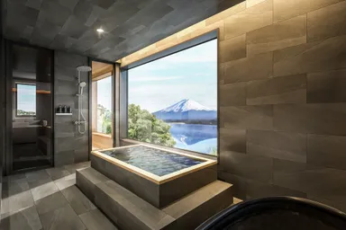 ラグジュアリースイート サウナ付き　浴室