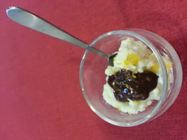 ホット・リ・柚子チョコソース