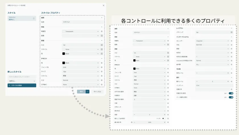 レポートスタイルシート(ActiveReportsJS V6J)
