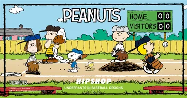 HIPSHOP PEANUTS Series "BASEBALL DESIGN"