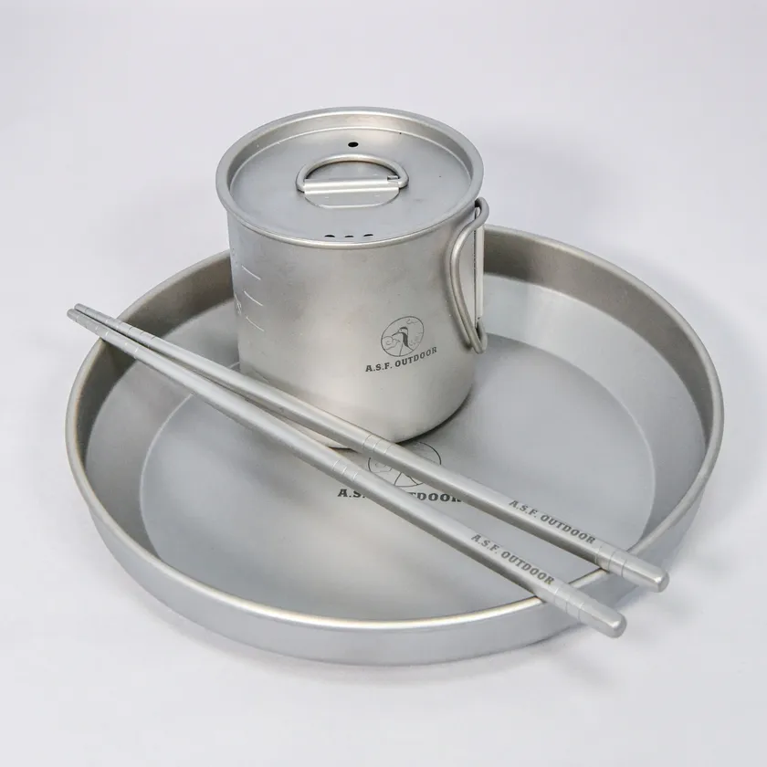 軽量なのに丈夫！防災にも使える完売したチタン製ギア3種が新しくなって1月19日から順次発売！