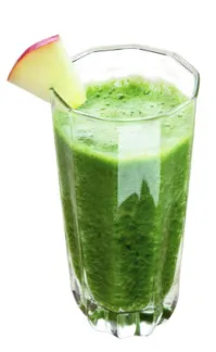 りんごとほうれん草のスムージー