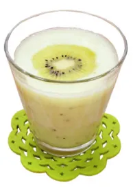 キウイとパイナップルのスムージー