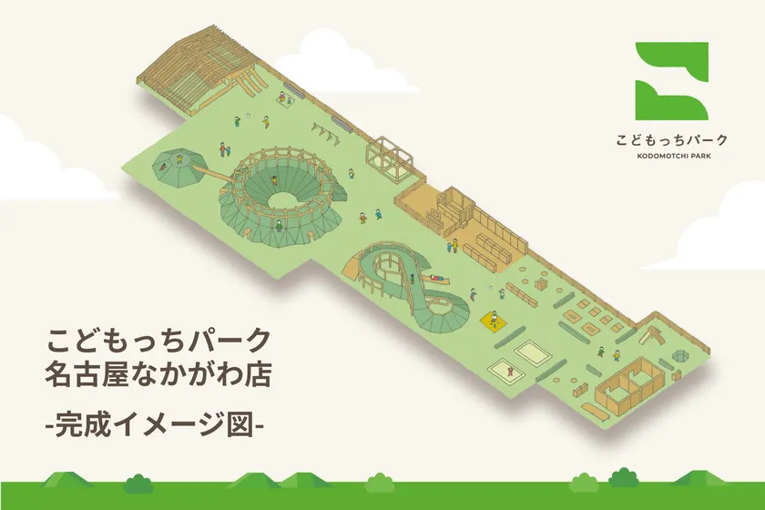 こどもっちパーク名古屋なかがわ店の完成イメージ図