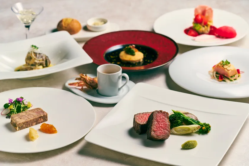 鳥取県産食材のスペシャルコース