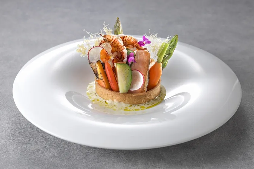 とっとり琴浦グランサーモン 北条ワインを使ったマルブリュールソース