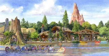 キャラクターグリーティング施設(外観イメージ) (C)Disney