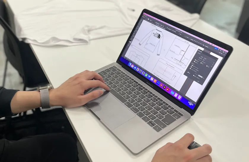 AITrans-Proで縫製仕様書(見本)を翻訳する様子
