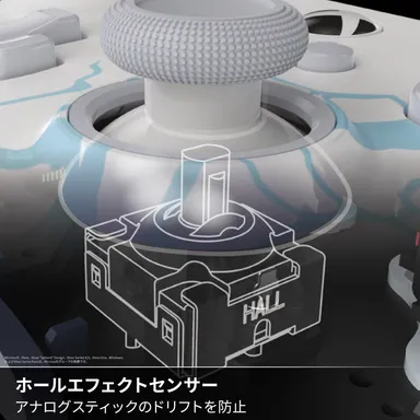 ホールエフェクトセンサー搭載