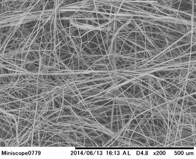 アクリアαの繊維拡大