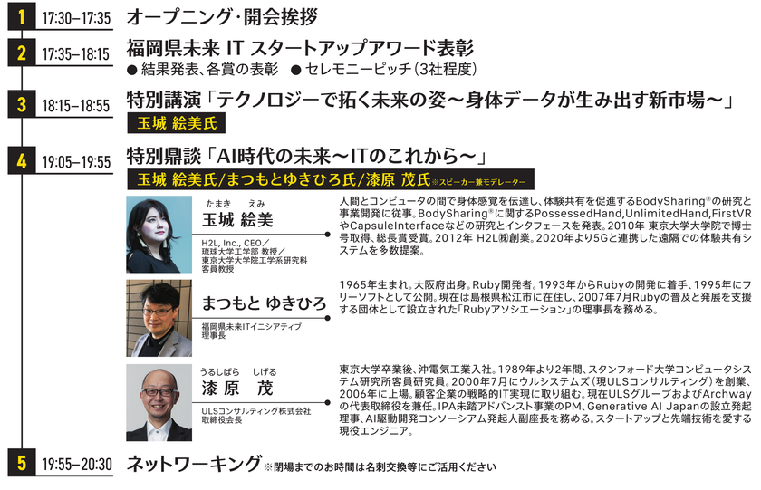 (2月2日)福岡県未来ITスタートアップフォーラム開催!