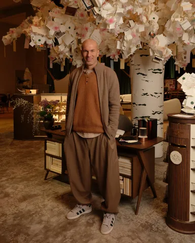 モンブランのブランドアンバサダーを務めるジネディーヌ・ジダン　Photo by Pablo Zamora