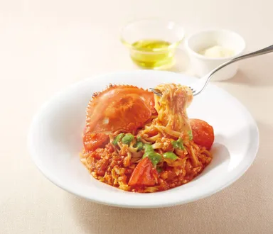 渡り蟹のタリアテッレ