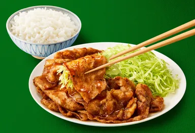 調理例(とんバラ焼き)