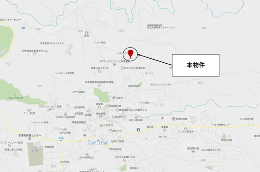 フォートリート草津 位置図