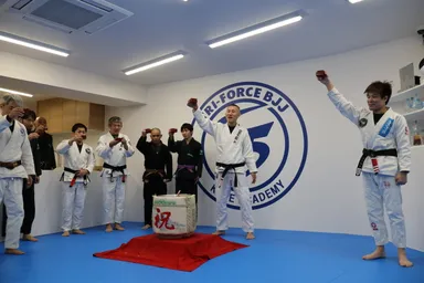 セレモニーでの乾杯